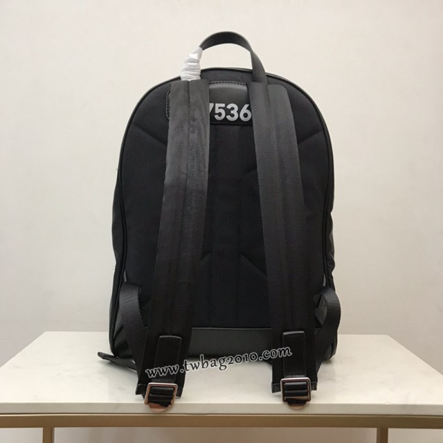 Burberry專門店新款黑色男款雙肩包 巴寶莉尼龍面男士後背包 yxb1482